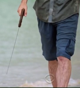 Is that an idol in your pocket or are you just happy to be trying to catch fish with a saw, Neal?